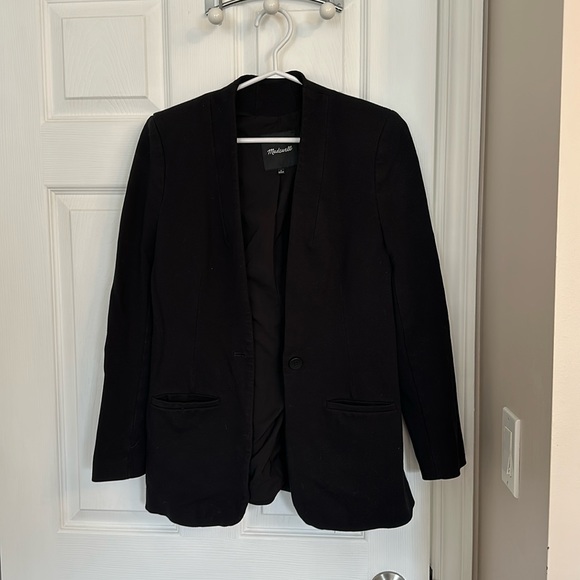 Madewell Collarless Blazer - Picture 1 of 6